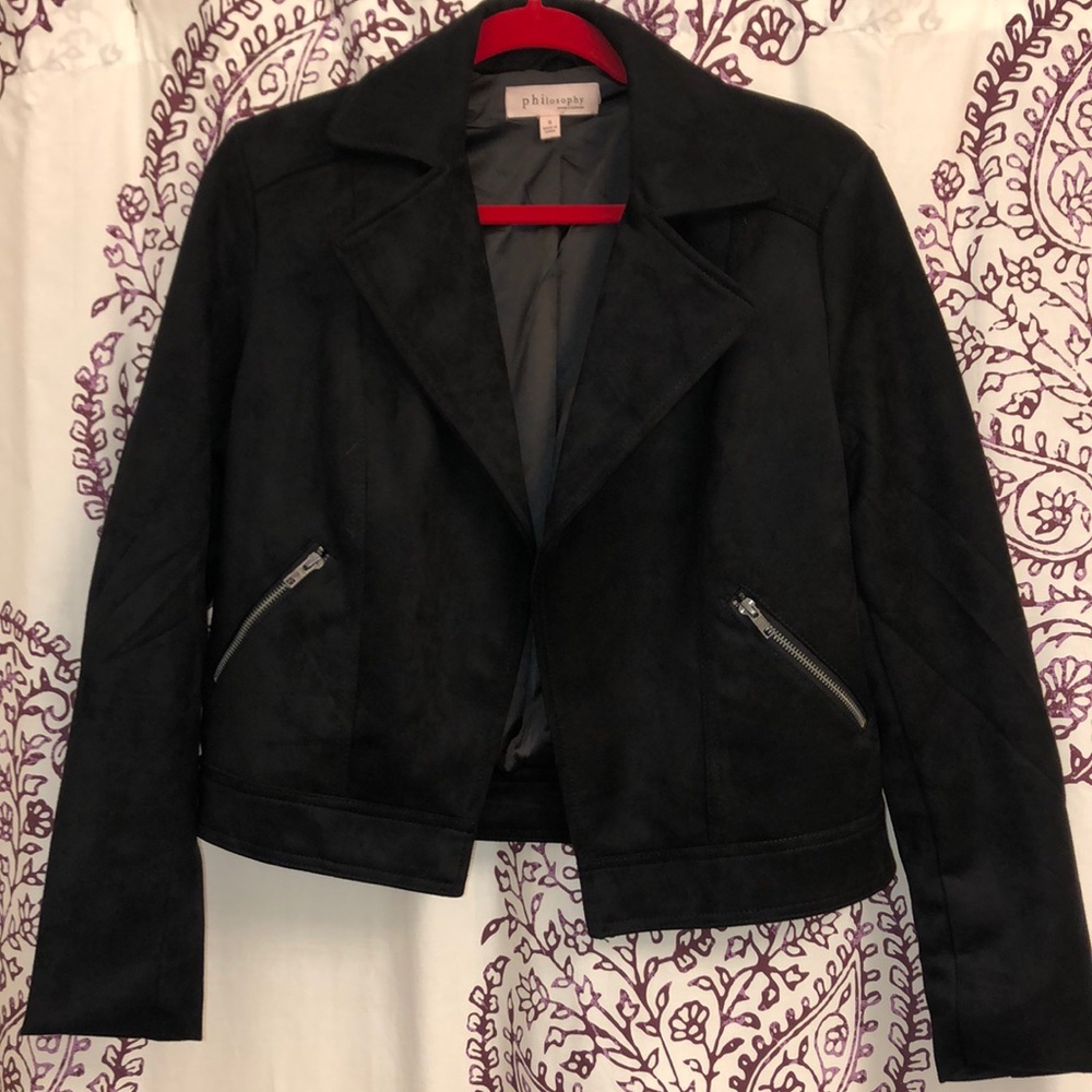 Black Moto Jacket - image 1